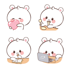 [LINE絵文字] Little Polarbear 2 (Emoji)の画像