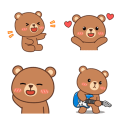 [LINE絵文字] Oh My Bear Animated Emojiの画像