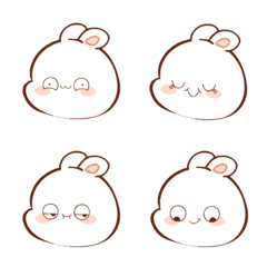 [LINE絵文字] Bunny Jajan 5 (Emoji)の画像