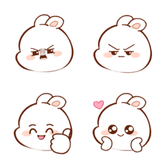 [LINE絵文字] Bunny Jajan 6 (Emoji)の画像