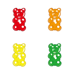 [LINE絵文字] Gummy bearrrの画像