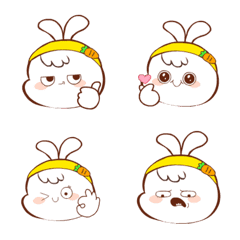 [LINE絵文字] Idea Bunny 4 (emoji)の画像