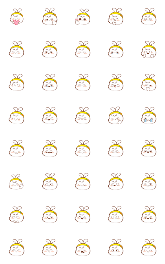 [LINE絵文字]Idea Bunny 4 (emoji)の画像一覧