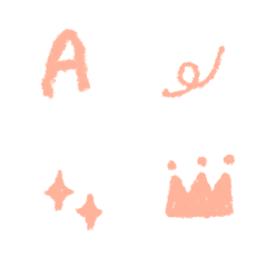 [LINE絵文字] 手書き アルファベット ローマ字 絵文字の画像