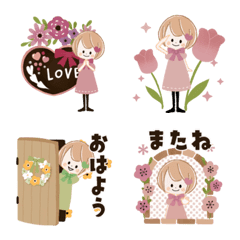 [LINE絵文字] 動く♡気持ち伝える♡大人ガーリー♡ Sweetの画像