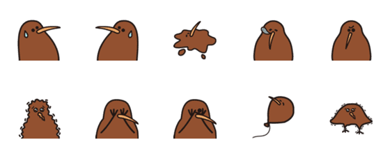 [LINE絵文字]kiwi coriander emojiの画像一覧