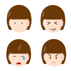 [LINE絵文字] little girl emoji 2024の画像