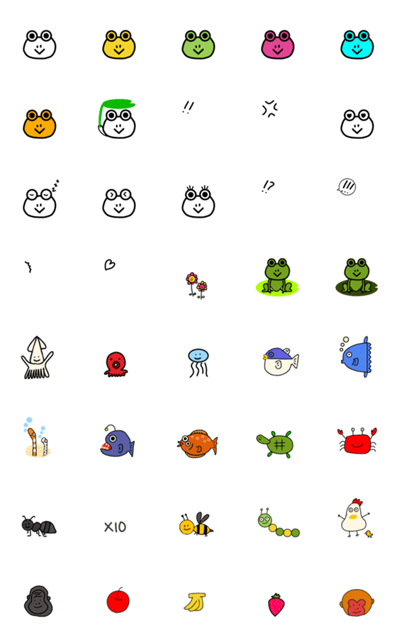 [LINE絵文字]simple emojidayo4の画像一覧