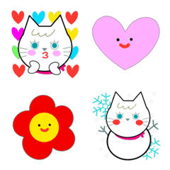 [LINE絵文字] ねこちゃん⭐︎日常絵文字の画像