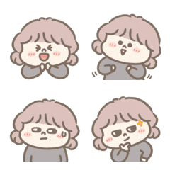 [LINE絵文字] peach girl emojiの画像