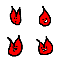 [LINE絵文字] Am i a Fire？の画像