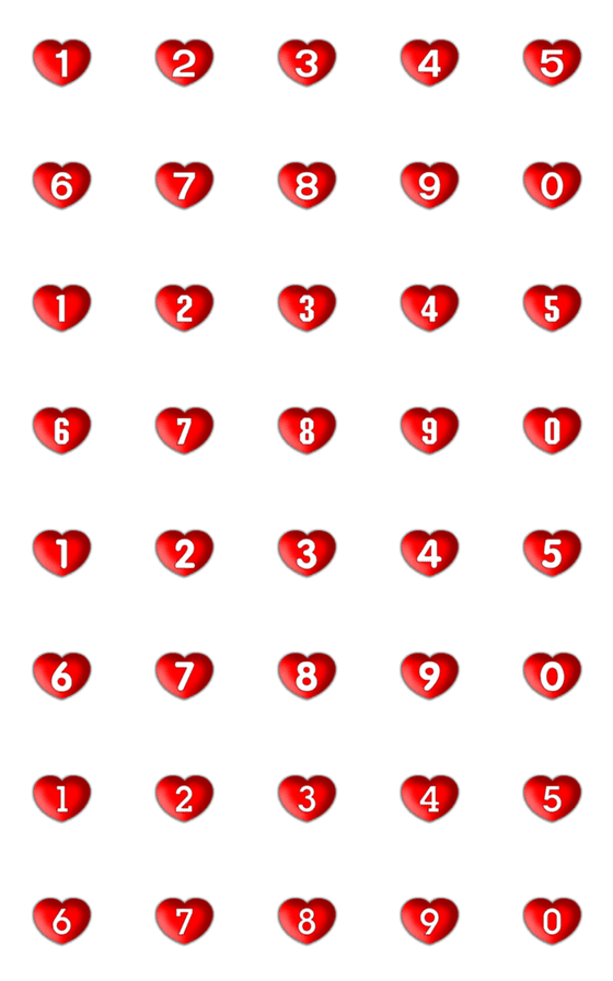 [LINE絵文字]Number emoji 105の画像一覧