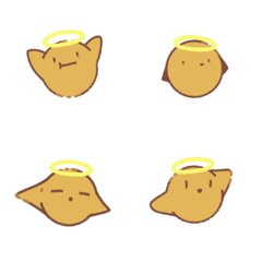 [LINE絵文字] Angelic Potato Ballの画像