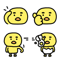 [LINE絵文字] ひよこ☆毎日使える絵文字の画像