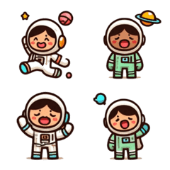 [LINE絵文字] Small Astronautの画像