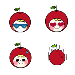 [LINE絵文字] Apple chanの画像