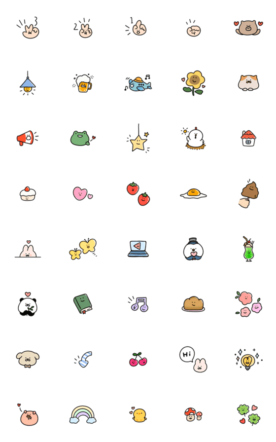 [LINE絵文字]hyegu emojiの画像一覧