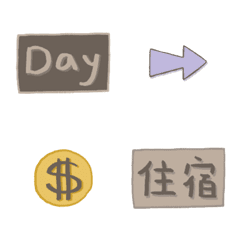 [LINE絵文字] Travel/trip planning/handbookの画像