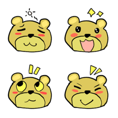 [LINE絵文字] ぷにぷにっ！ほんわかクマさんの画像