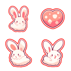 [LINE絵文字] bunny love meの画像