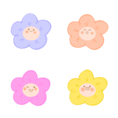 [LINE絵文字] Lovely flowers.の画像