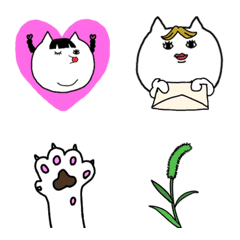 [LINE絵文字] まつ毛ねこの画像