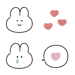 [LINE絵文字] 『あざとい♡usagi』の画像