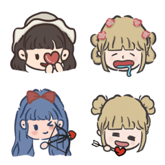 [LINE絵文字] Little emotional emojiの画像