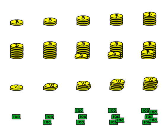 [LINE絵文字]Coin and Moneyの画像一覧