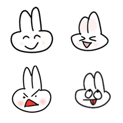 [LINE絵文字] cute bunny_202402132229の画像