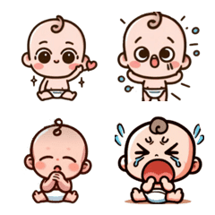 [LINE絵文字] Every baby is parents favorite babyの画像