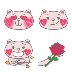 [LINE絵文字] Heart bear's Emoji Newの画像