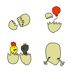 [LINE絵文字] Weird Eggの画像