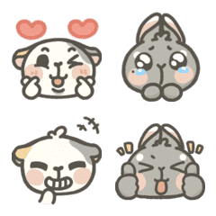 [LINE絵文字] Hoojiou ＆ Deemiou expression stickersの画像