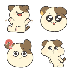 [LINE絵文字] CHOCOCHO.CHEN's dog emojiの画像