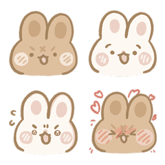 [LINE絵文字] rabbit monoの画像