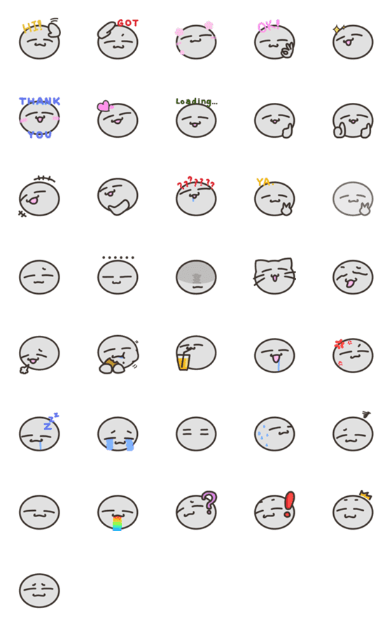 [LINE絵文字]Moe Moe emojiの画像一覧