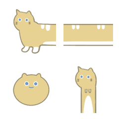 [LINE絵文字] Cat with many expressionsの画像