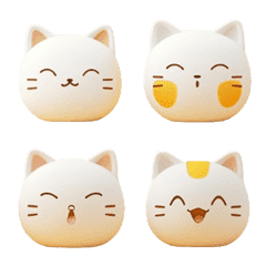 [LINE絵文字] Kawaii ！ Lucky Catの画像