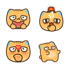 [LINE絵文字] Meow Cat Mimi emojiの画像