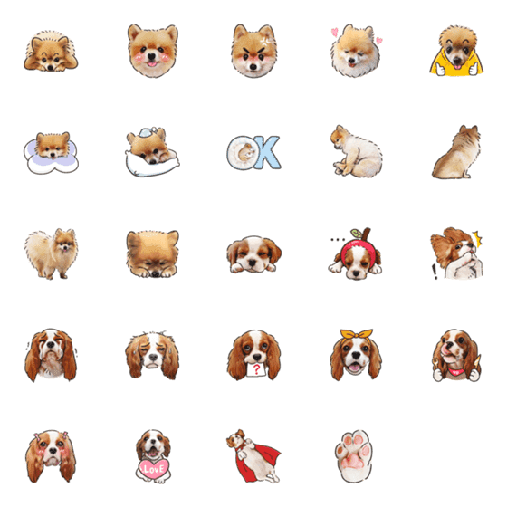 [LINE絵文字]Maru＆Yomi's emojiの画像一覧