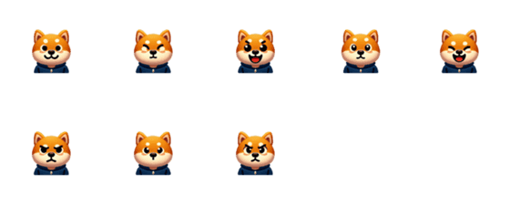 [LINE絵文字]Gentleman Shiba Inuの画像一覧