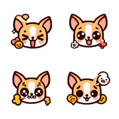 [LINE絵文字] Playful Chihuahuaの画像