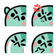 [LINE絵文字] angy frog emojiの画像