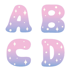 [LINE絵文字] Little Princess Font (animated emoji)の画像