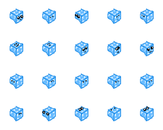 [LINE絵文字]Ice Cube Pixel！！！！！！の画像一覧