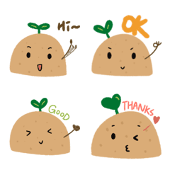 [LINE絵文字] Polite potatoの画像