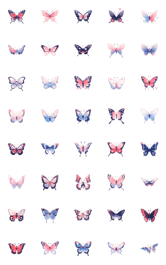 [LINE絵文字]Swallowtail butterflyの画像一覧