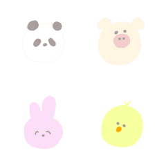 [LINE絵文字] animal emoji 002の画像