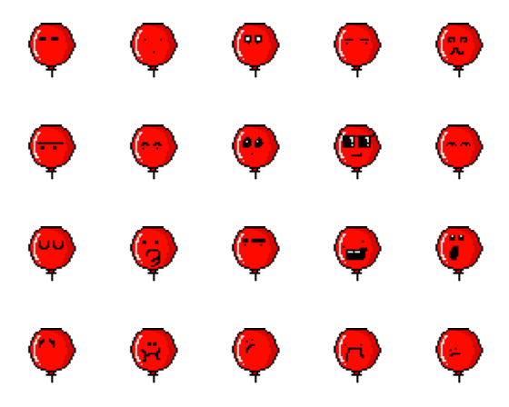 [LINE絵文字]Red balloon！！！！！！！！！の画像一覧